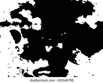 Vector Grunge Paint Brush. Vector Logo Design Template..