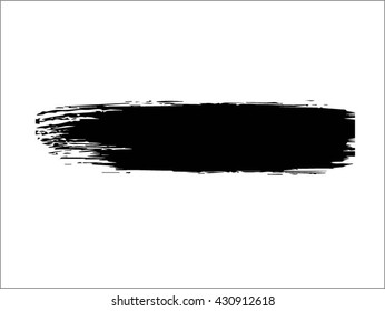 Vector Grunge Paint Brush. Vector Logo Design Template.