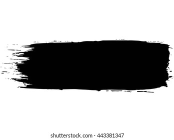 Vector Grunge Paint Brush. Vector Logo Design Template.