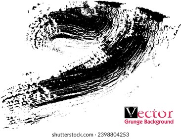 Vector Grunge Paint Brush . Brush strokes. Vector paintbrush templates. Curved Brush Stroke . Vector Logo Design Template . Twirl Grunge Shapes eps8
