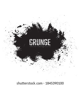 Vector grunge paint brush stroke,text box for banner design.