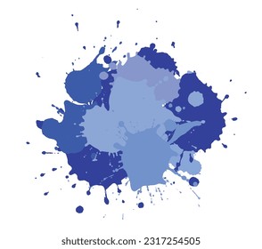 Banner de bienvenida de pintura de grunge vectorial.