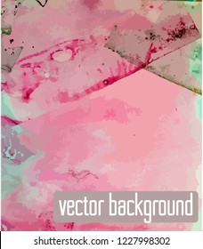 vector grunge pink background, abstraction