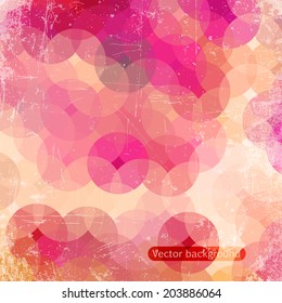 Vector grunge retro background 
