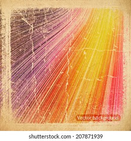 Vector grunge retro background 