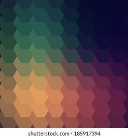 Vector grunge retro octagon seamless background pattern