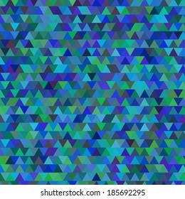 Vector grunge retro triangle spring background
