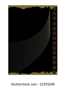 a vector grunge rock n roll wall paper for right side