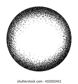 Vector grunge round spot
