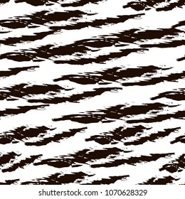 Vector grunge seamless texture with imprints of a dry brush.