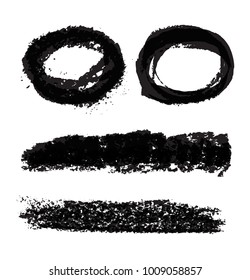 Vector grunge shapes.Grunge design elements.
