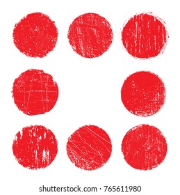 Vector grunge shapes.Grunge design elements.