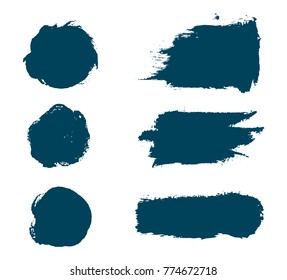 Vector grunge shapes.Grunge design elements.