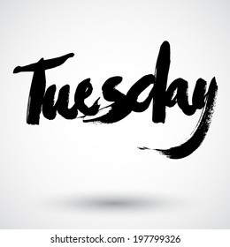 Vector grunge sign the day of week