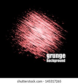Vector grunge speech bubble illustration