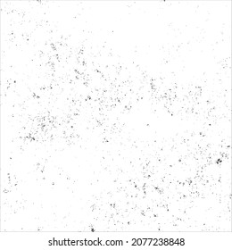 Vector grunge splashes black and white ink splats on white.