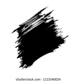Vector grunge spot with place for your text.  Ink brush strokes. Original grunge brush paint texture.