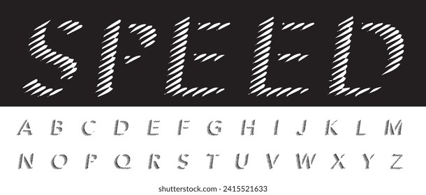 vector grunge stain halftone lines raster font