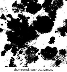 Vector grunge stains and spots. Distress overlay background.