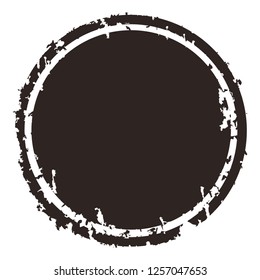 Vector Grunge Stamp.Distress Round Shape.