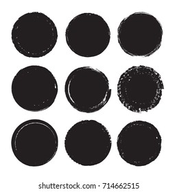 Vector grunge stamps. Distressed stamps set.