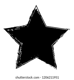 Vector grunge star.Dirty star background.