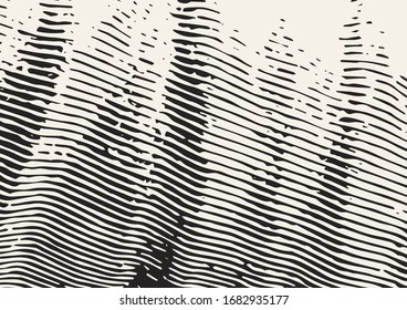 Vector grunge texture. Abstract background, stripes. Overlay illustration over any design to create grungy vintage effect. For posters, banners, retro and urban designs.