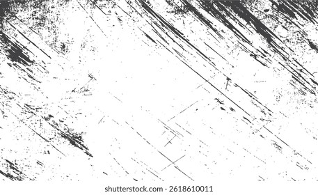 Fondo abstracto de la textura del grunge del Vector. Abstractas grunge fondo de textura afligido en blanco y negro. Textura de superposición de tensión Horizontal 