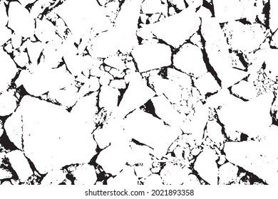 Vector grunge texture abstract black and white background