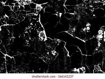 Vector grunge texture. Abstract textural grunge a background of cracks, spots for design