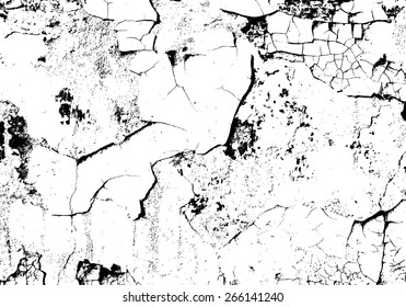 Vector grunge texture. Abstract textural grunge a background of cracks, spots for design