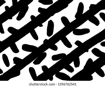 Vector. Grunge texture. Background brush pattern.