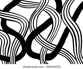 Vector. Grunge texture. Background brush pattern.