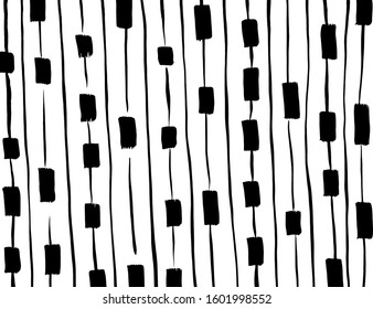 Vector. Grunge texture. Background brush pattern.