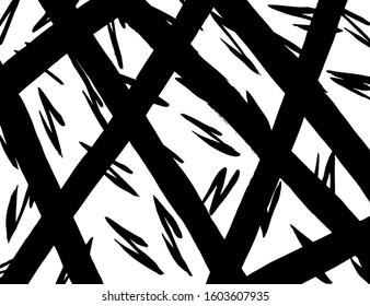 Vector. Grunge texture. Background brush pattern.