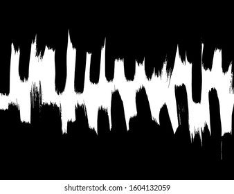 Vector. Grunge texture. Background brush pattern.