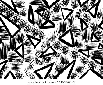 Vector. Grunge texture. Background brush pattern.