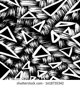 Vector. Grunge texture. Background brush pattern.