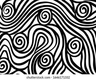  Vector. Textura gruesa. Patrón de pincel de fondo.