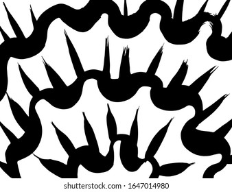 Vector. Grunge texture. Background brush pattern.