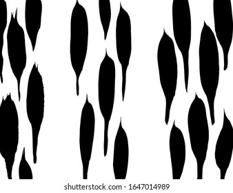  Vector. Textura gruesa. Patrón de pincel de fondo.