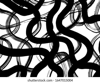 Vector. Grunge texture. Background brush pattern.