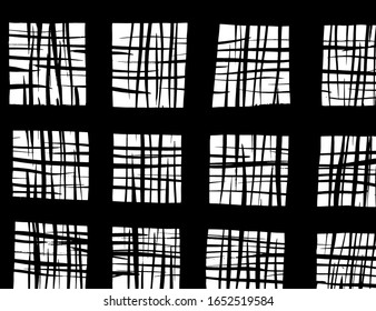 Vector. Grunge texture. Background brush pattern.