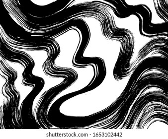 Vector. Grunge texture. Background brush pattern.
