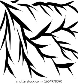 Vector. Grunge texture. Background brush pattern.