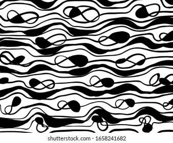 Vector. Grunge texture. Background brush pattern.