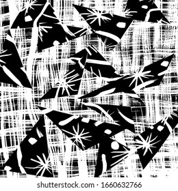 Vector. Grunge texture. Background brush pattern.