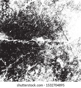 Vector grunge texture. Black and white abstract background. Eps10