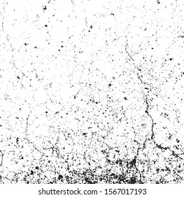 Vector grunge texture. Black and white abstract background. Eps10