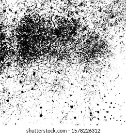 Vector grunge texture. Black and white abstract background. Eps10